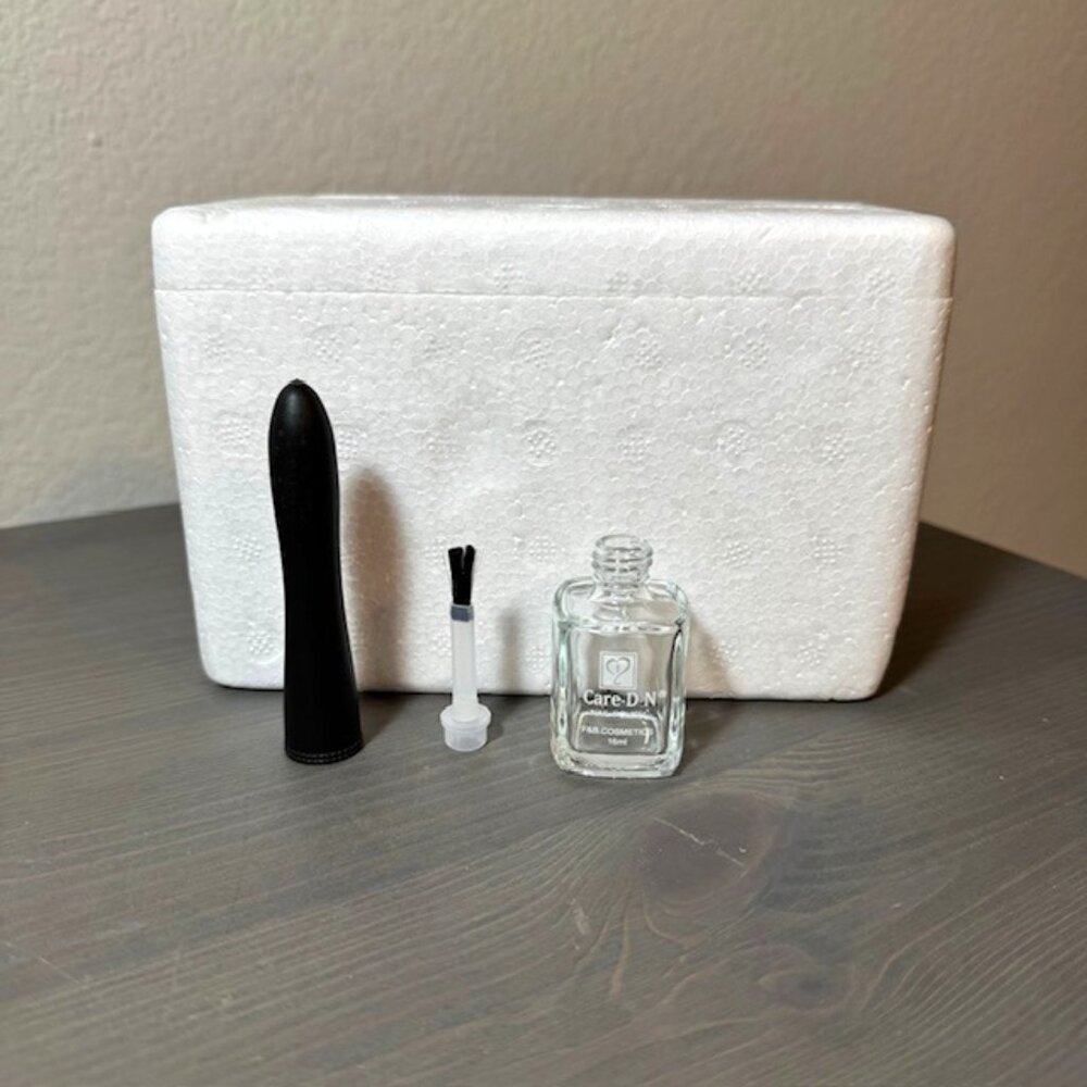 NWT Empty Nail Polish Bottles .15ml, Nail Polish Replacement Brushes, Pack of 8